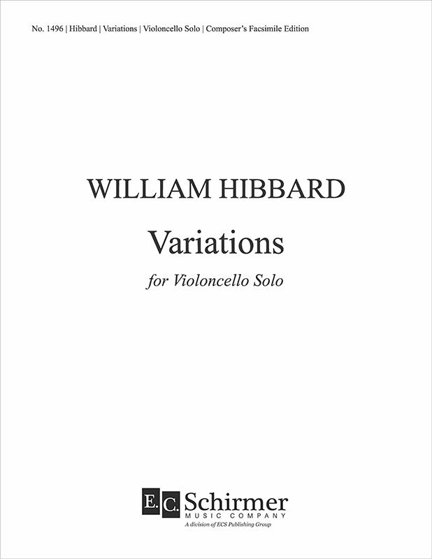 Variations for Violoncello Solo
